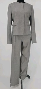 Boss Hugo Boss Herringbone Suit 2 Piece Blazer 8 Pants 10 - Picture 1 of 14