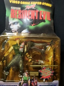 1998 Toybiz Video Game Super Stars Resident Evil Chris Redfield Action Figure - Picture 1 of 12