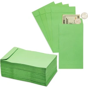 100 Pack Budgeting Envelopes for Cash, Coins, Money, Seal Adhesive 3.5 x 6.5 In - Picture 1 of 9