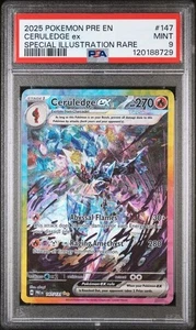 Ceruledge EX 147/131 Prismatic Evolutions PSA 9 - Bild 1 von 2