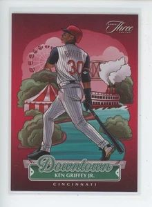KEN GRIFFEY JR. 2025 PANINI TRES Y DOS DOWNTOWN #14 ESTUCHE HIT SP SSP ROJOS - Imagen 1 de 2