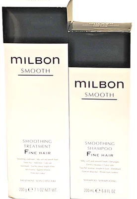 Champú y acondicionador de tratamiento de cabello fino suave Milbon de Japón Foto 1 de 4
