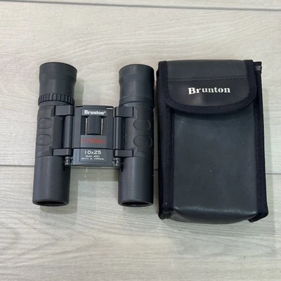 Vintage Brunton Eterna 10X25 Compact Binoculars Made In Japan Model 4051 - Image 1 of 4