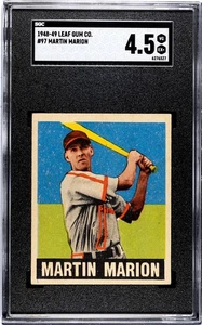1948-49 Leaf Martin Marion #97 SGC 4.5 - Picture 1 of 2