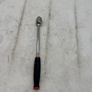 Snap-on Tools NEW RED 1/4" Drive Soft Grip Extra-Long Fixed Head Ratchet THLL72 - Picture 1 of 4