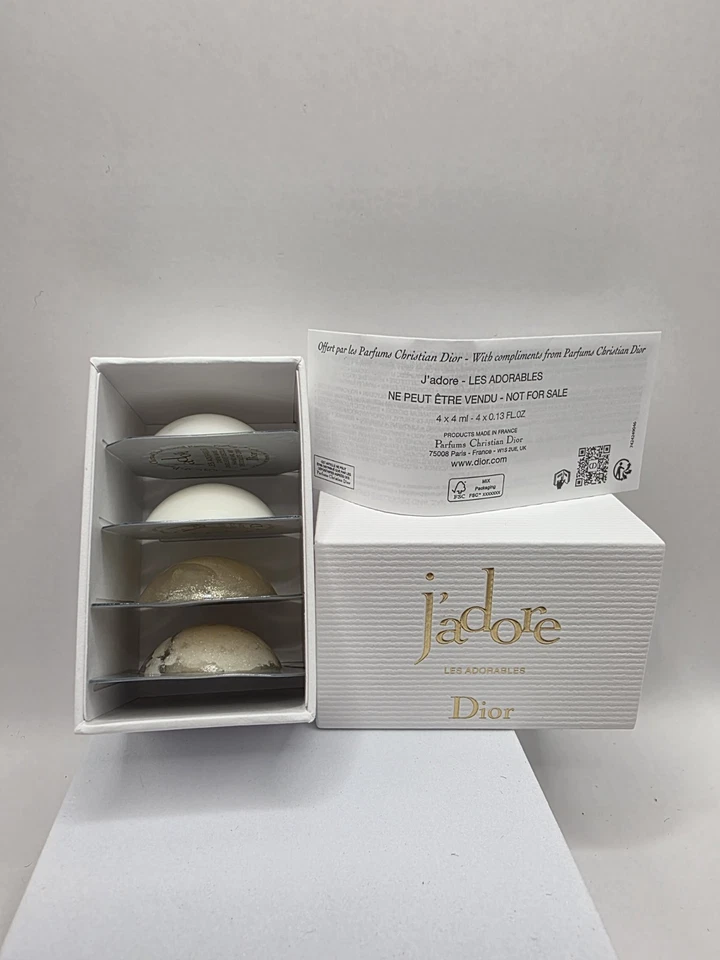 Dior J'adore Les Adorables Perfumed Body Ritual Sample Set BNIB Authentic GWP - Image 1 of 4