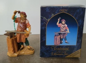 Fontanini Italien Orion Silber Dollar Stadt Krippenfigur 5" Neu mit Etikett Figur - Bild 1 von 4