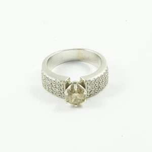 Bague pour femme en Or Blanc 18 carats - Picture 1 of 9