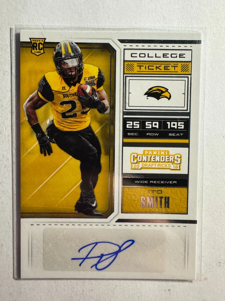 K252,867 - 2018 Panini Contenders Draft Picks #291 Ito Smith Auto RC - Image 1 of 1