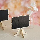 50 Black Mini Chalkboards With Removable Stands Wedding Favors Party Supplies