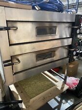 cuppone pizza oven double HUGE  electric commercial stone pizza oven