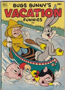 Bugs Bunny Vacation Funnies # 2 1952 Elmer Fudd Porky Pig More - Picture 1 of 2