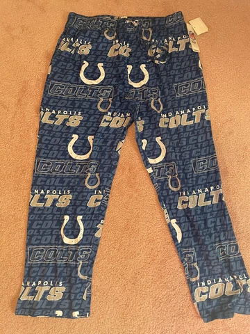 INDIANAPOLIS COLTS NFL PAJAMA PANTS ADULT LARGE BRAND NEW WITH TAGS Cover