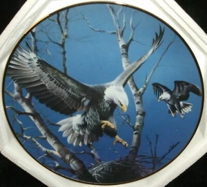 Eagle Plate--"Preparing The Nest"--Spencer Williams--Franklin Mint-FREE SHIPPING - Picture 1 of 3