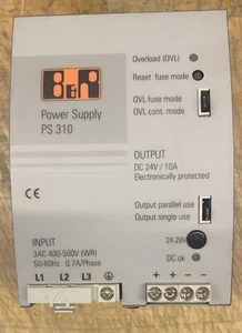 B&R 0PS310.1 POWER SUPPLY 3 PHASE 480V AC INPUT/24VDC OUTPUT-NEW NO BOX - Picture 1 of 4