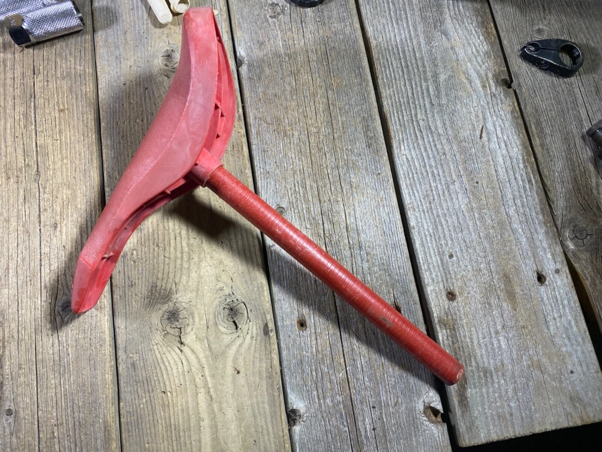 BMX Bike-Old School Red Saddles, Seat Vintage Bike Parts for sale