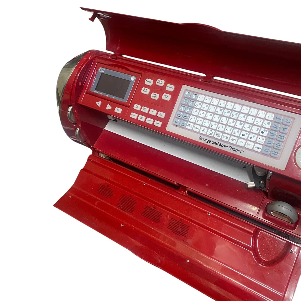 CRICUT CAKE -Electronic Cake Decorating Cutting Machine -Red CCA001 + Cartridges - Image 1 of 3