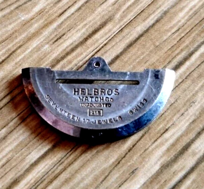 Helbros 216 Automático Oscilante Peso Rotor 17 Joyas Reloj Movimiento Parte Foto 1 de 2