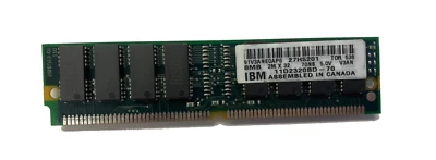8MB 72 pin 70ns SIMM FPM 2Mx32 5V Non-Parity RAM Memory for IBM PC MAC HP Compaq - Image 1 of 2