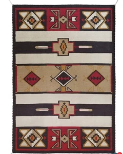 9x12 Ft Handwoven Navajo Rug Kilim Rug Western Modern Design Free Shipping - Picture 1 of 1