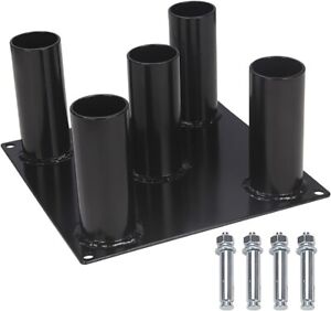 Barbell Holder Vertical, Butizone Barbell Storage Rack Fit for 2" Olympic Bars