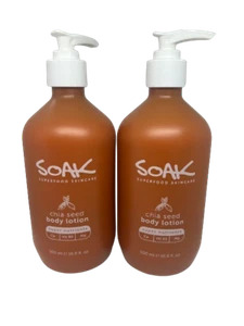 Soak Body Lotion Chia Seed Skin Care 500ml x 2 - Picture 1 of 1