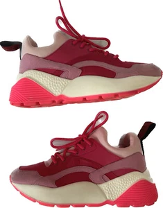 Stella Mccartney Stella Mccartney Vegan Leather Chunky Barbie Pink Sneaker - Bild 1 von 13