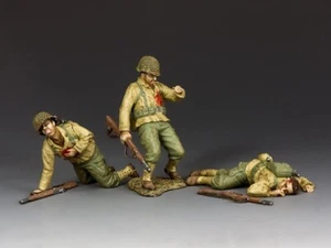 DD317 DEad & Wounded GI's de King & Country - Imagen 1 de 2