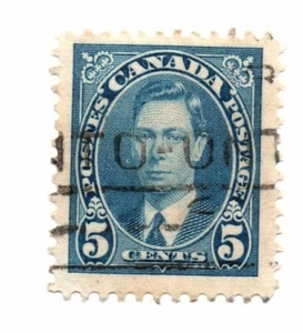 Canada #235 5c King George VI Used Stamp (a3) - Picture 1 of 1