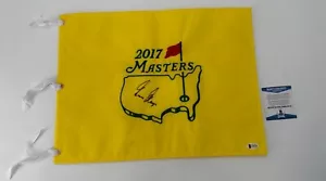 Gary Player Signed Masters Flag 2017 Masters Autographed PGA Golf Beckett COA - Picture 1 of 6