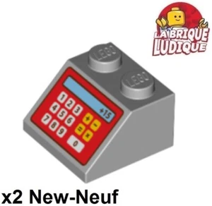 Lego 2x Slope Decorated Brick Gradient 45° Cash Register Case 3039pb062 New - Picture 1 of 1
