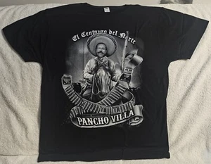 PANCHO VILLA HORSE RIFLE GUN BULLETS REVOLUTIONÄR DORETEO ARANGO T-SHIRT - Bild 1 von 2
