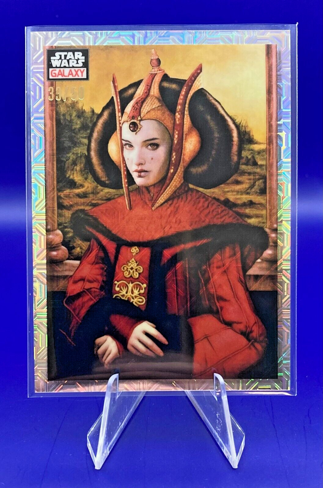 2023 Topps Chrome Star Wars Galaxy A Queen in Portrait Mojo /50 Padme Amidala