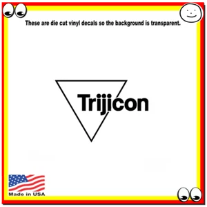 Trijicon Optics Scopes Vinyl Cut Decal Sticker Logo  Hunting Shooting Sights - Picture 1 of 2