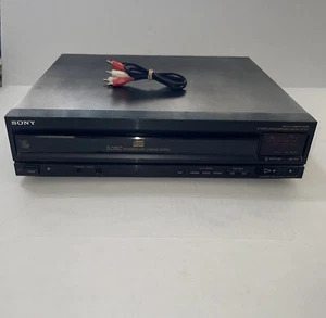 Sony CDP-C500 Compact 5-Disc CD Player No Remote - Tested RCA CABLES INCLUDED - Picture 1 of 13