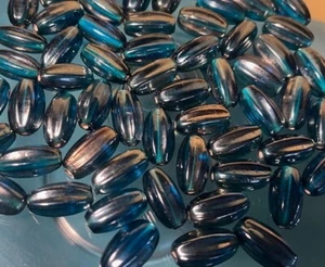 62 WUNDERSCHÖNE VINTAGE HANDWERKLICHE GLASPERLEN AUS INDIEN PERFEKT 4 SCHMUCK, MOSAIK - Bild 1 von 4