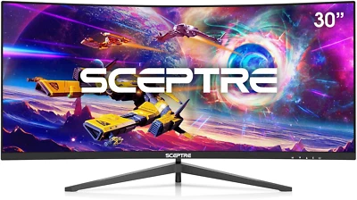 30-Inch Curved Gaming Monitor 21:9 2560X1080 Ultra Wide/ Slim HDMI Displayport u - Image 1 of 4