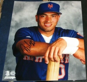 Rey Ordonez New York Mets SIGNED AUTOGRAPHED Photo File 8x10 COA Baseball mlb - Picture 1 of 1