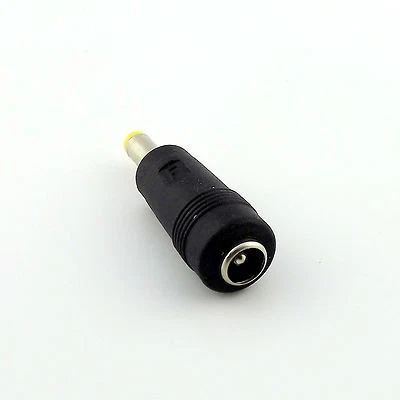 1x DC Power Plug 4.0mm x 1.7mm Male to 5.5 x 2.1mm Female CCTV Adapter Connector - Image 1 of 4