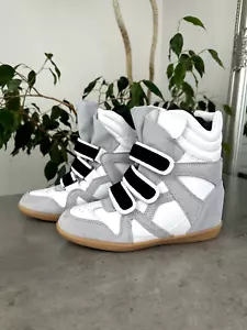 Isabel Marant Hi-Top Sneakers Women`s Size 37 - Picture 1 of 8