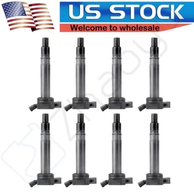 8 Ignition Coil For 2010 2011 2012-2019 Toyota Tundra 4.6L V8 9091902250 - Изображение 1 из 4