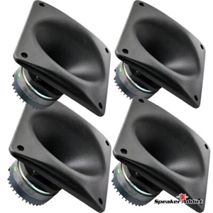 4-PACK Compression Driver Horn Tweeter Elliptical 7x7 waveguide 1.3" 8ohm Ti dia - Picture 1 of 20