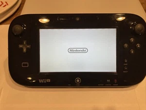 Nintendo Official Wii U Gamepad ONLY OEM Genuine Replacement WUP-010 Black - Picture 1 of 5
