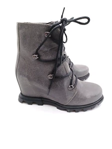 SOREL Joan of Arctic III wasserdichter Schnürstiefel mit Keilabsatz - Bild 1 von 7