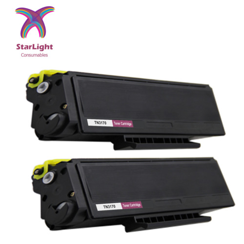 2 x Compatible Toner Cartridge TN3170 TN3280 TN3290 For Brother DCP8070D 8080DN
