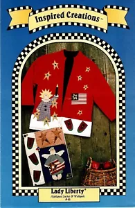 Lady Liberty Appliqued Sweatshirt Craft Sewing Pattern by Inspired Creations 46 - Picture 1 of 2