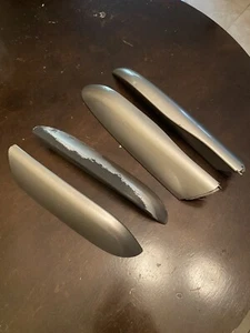 2002-2014 CADILLAC ESCALADE ESV OEM ROOF RACK END CAPS SET OF 4 SILVER SAND - Picture 1 of 2