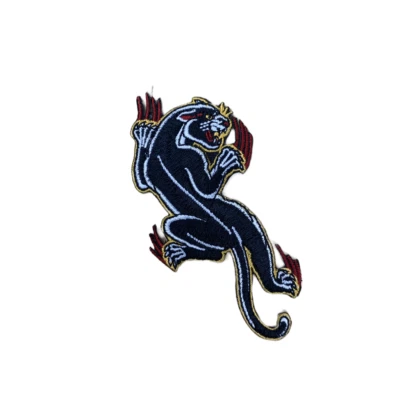 4" Tattoo Black Panther Embroidered Iron-on Patch - Image 1 of 2