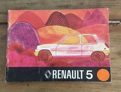 LIBRETTO USO E MANUTENZIONE RENAULT 5 - ORIGINALE - Immagine 1 di 3