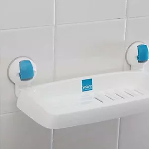 Flip Wall Strong Suction cup Absorption Soap dish trays holder Bath basin Large - Picture 1 of 1